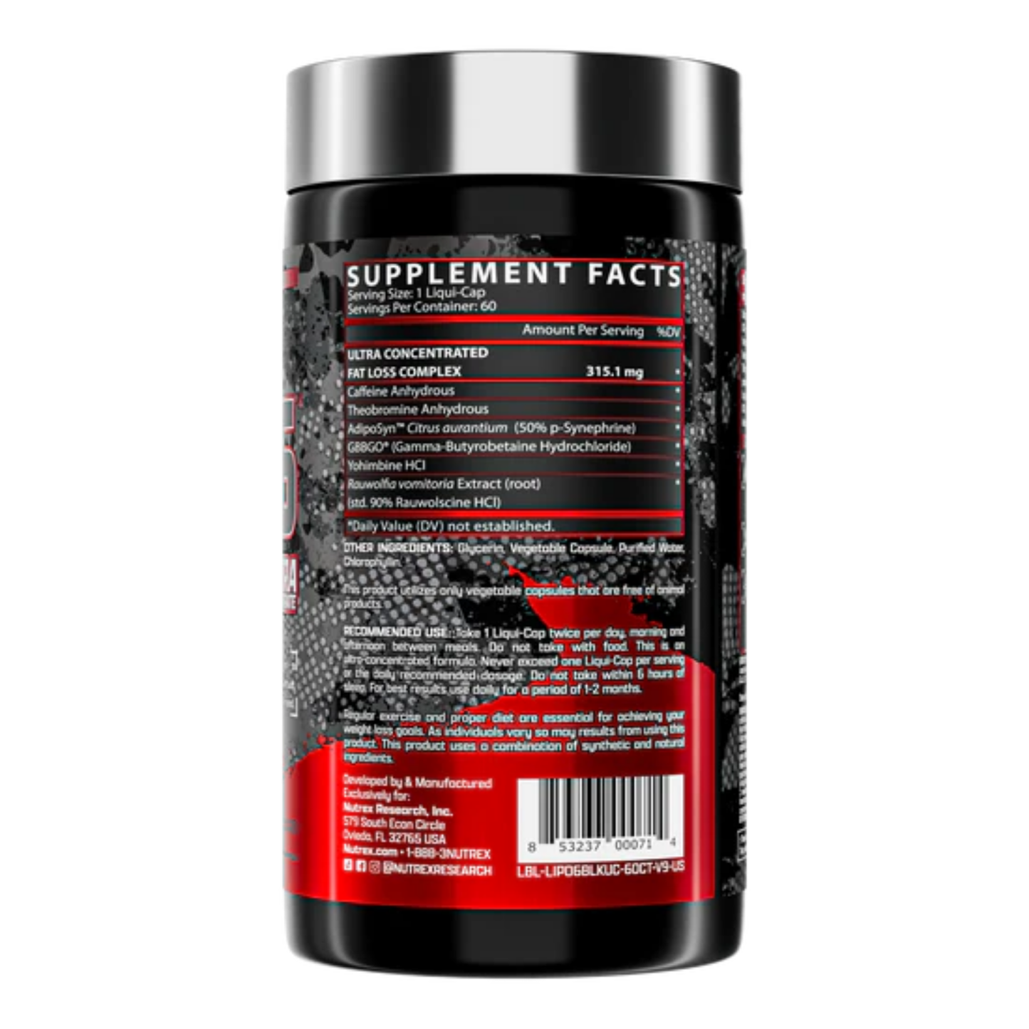 SipsAndSmile Lipo-6 Black UC